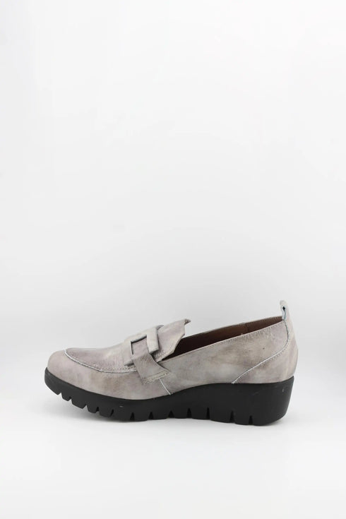 Wonders Suede Loafer with Chunky Sole